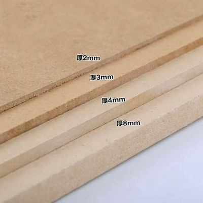 Houtvezel 1,5-25 mm Dikte Melamine MDF/ Raw MDF Board voor aanpasbare meubels