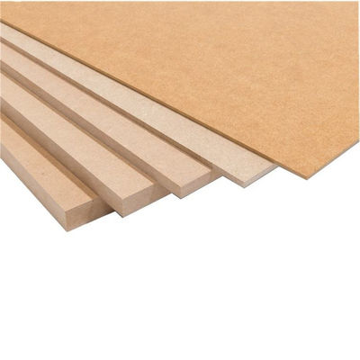 Dichtheid 680-830 kg/m3 Hardboard 18 mm Plain Mdf Raw Wood Fiberboard 1220*2440 mm