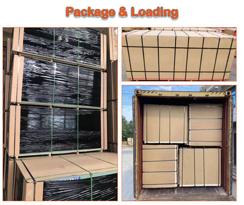 18 mm Melamine Pre-Laminated Mdf Hdf Board Fibre Boards voor vochtbestendige en E2 lijm