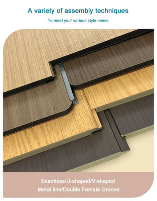 Architectonisch kenmerk Behang met waterdicht MDF-materiaal en 3D-Damaskpatroon