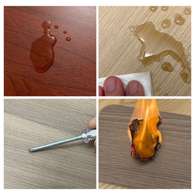 Architectonisch kenmerk Behang met waterdicht MDF-materiaal en 3D-Damaskpatroon