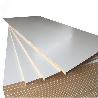 Medium Density Fibre Board 16mm Glanzend Wit/Hout Grain Melamine Mdf voor meubelmakerij