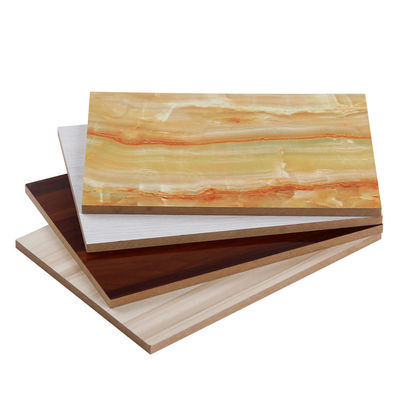18 mm plain MDF panel en wit hout graan kleur melamine MDF board vochtbestendig met 1